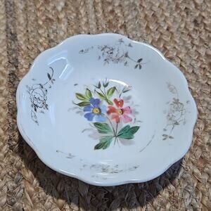 Vintage Floral print Hand painted China Saucer dish